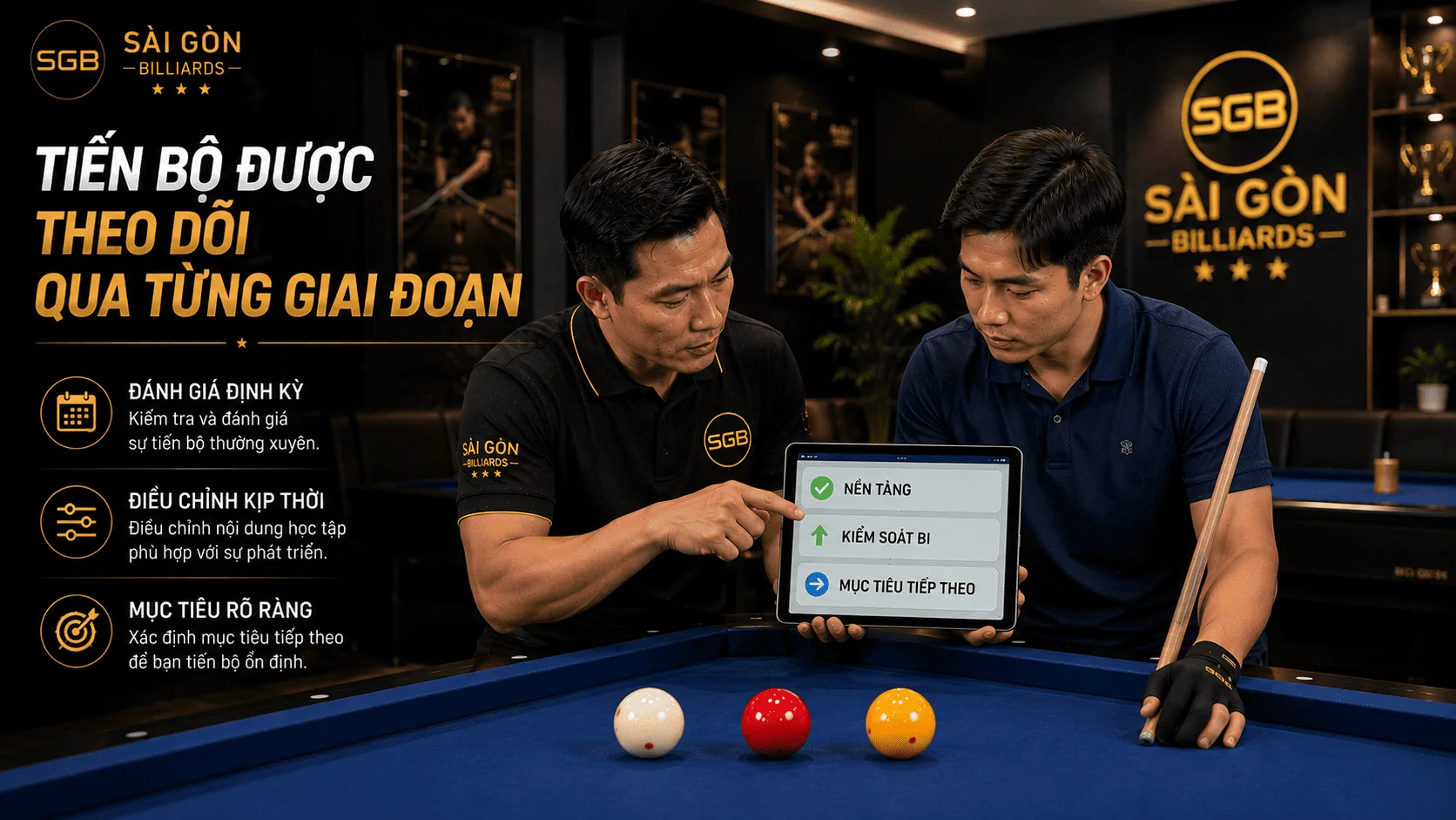 HLV đ&aacute;nh gi&aacute; tiến độ định kỳ để điều chỉnh nội dung đ&agrave;o tạo ph&ugrave; hợp với sự ph&aacute;t triển của học vi&ecirc;n.