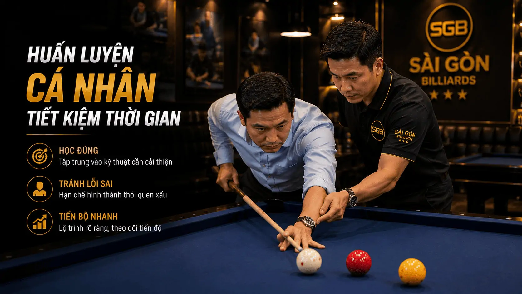 Huấn luyện Bida Libre c&aacute; nh&acirc;n cho doanh nh&acirc;n