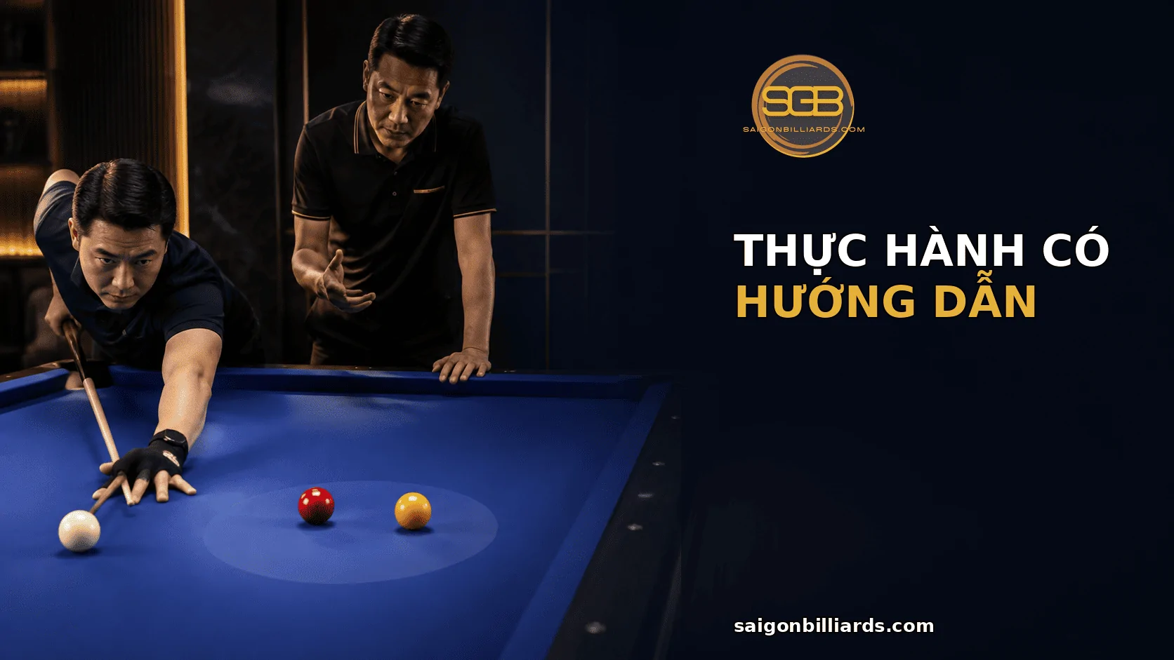 Thực h&agrave;nh Bida Libre c&oacute; hướng dẫn