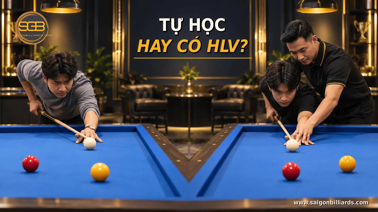 so s&aacute;nh tự học bida libre v&agrave; luyện tập c&ugrave;ng huấn luyện vi&ecirc;n