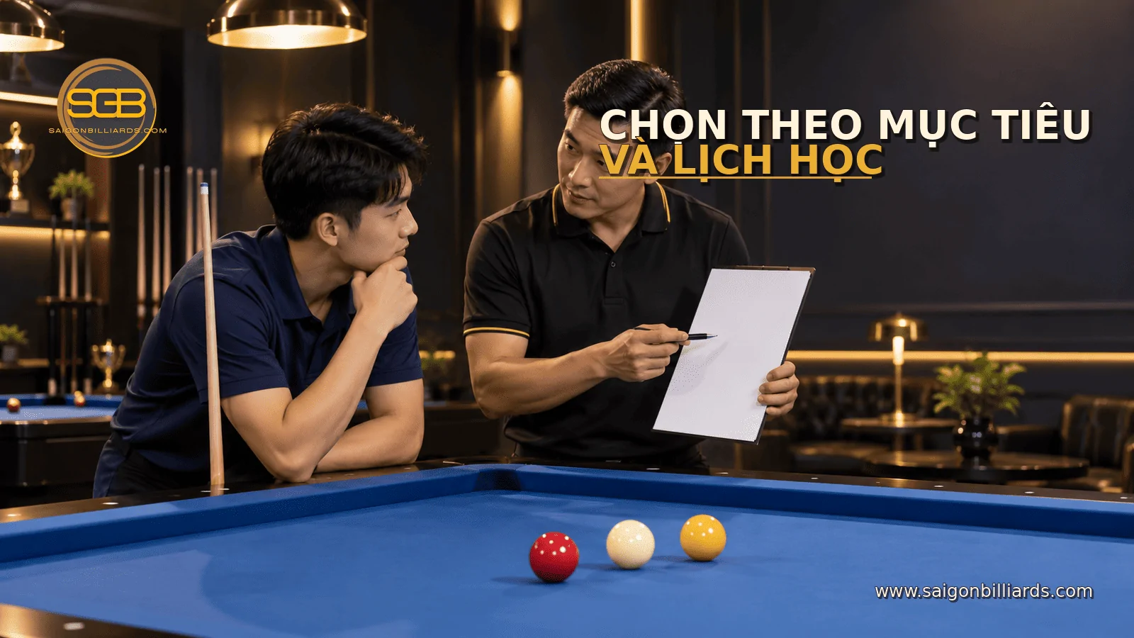 chọn h&igrave;nh thức học bida libre theo mục ti&ecirc;u v&agrave; lịch c&aacute; nh&acirc;n