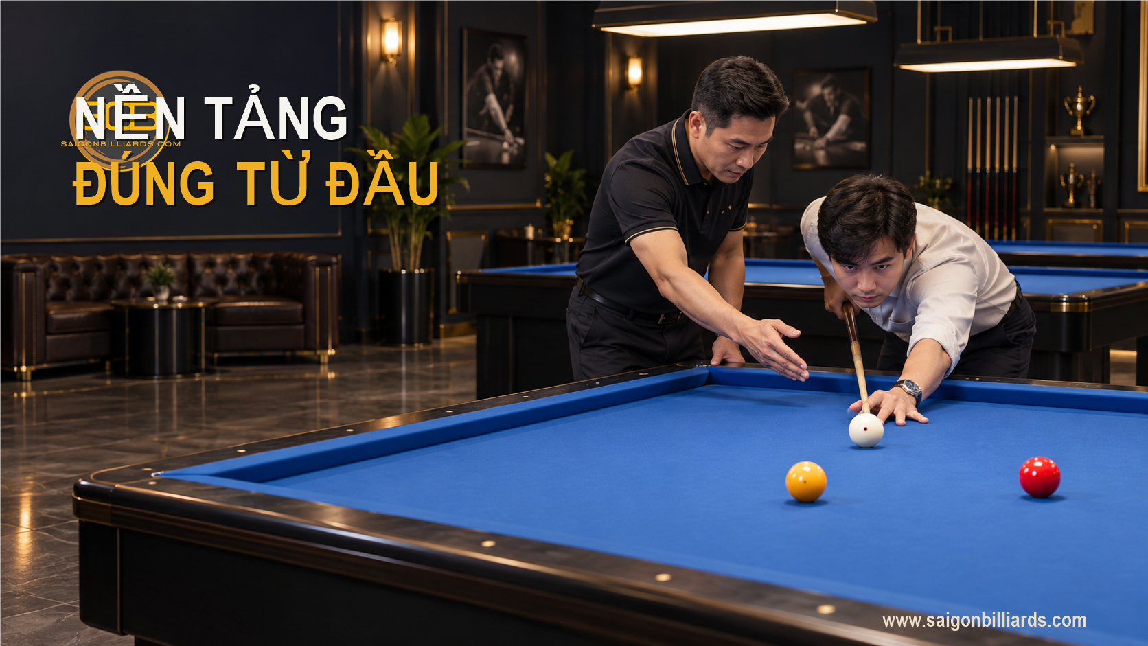 kỹ thuật bida libre cho người mới với huấn luyện vi&ecirc;n
