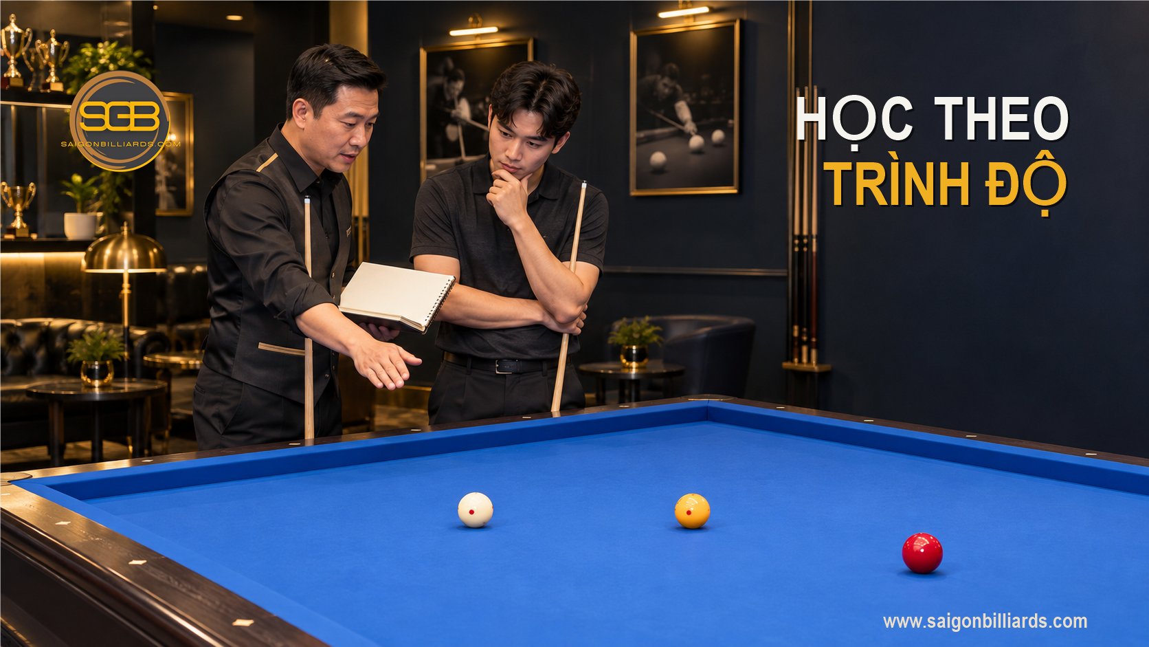 học bida libre theo tr&igrave;nh độ tại quận 1