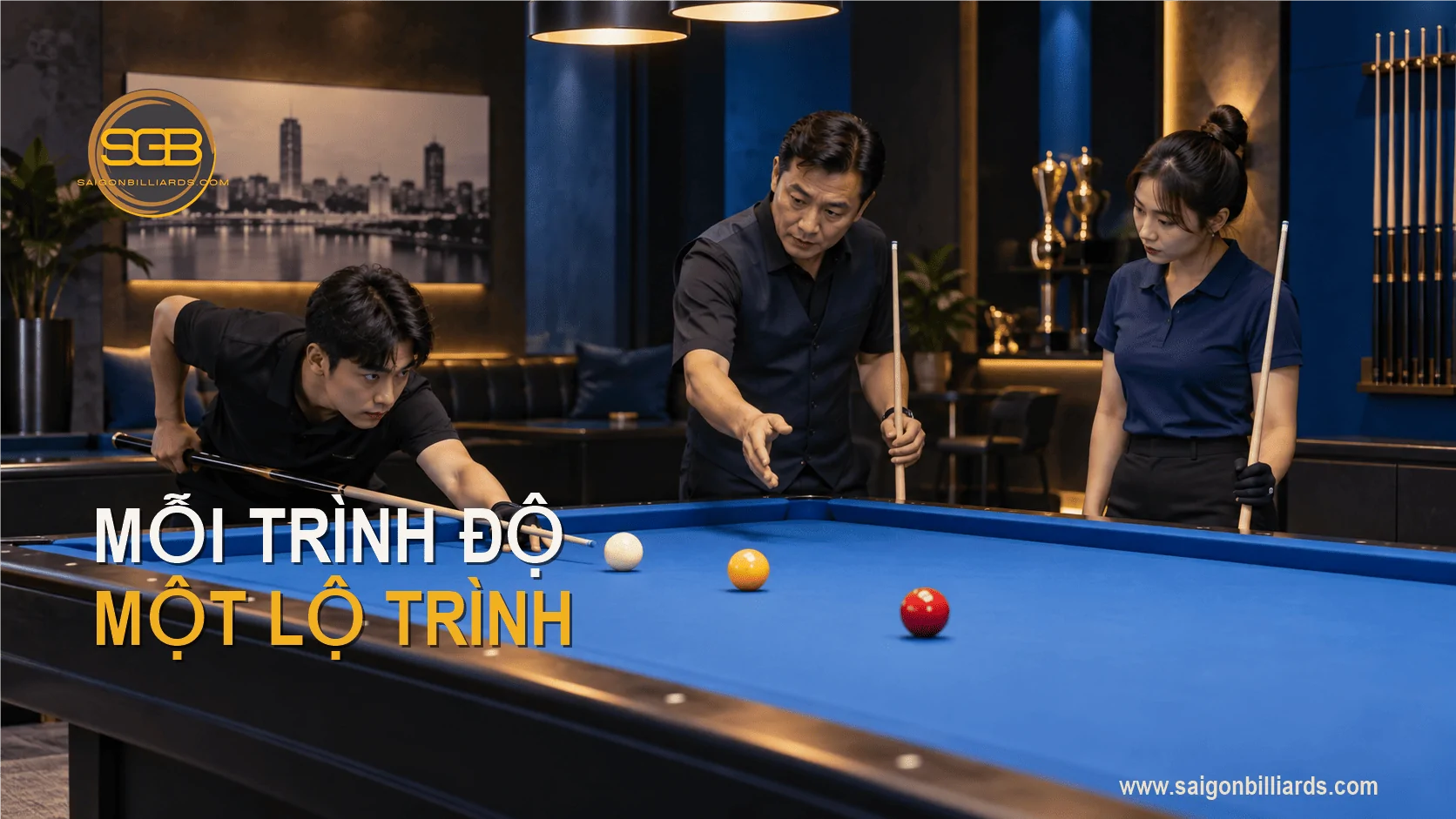 lộ tr&igrave;nh học bida libre theo tr&igrave;nh độ học vi&ecirc;n