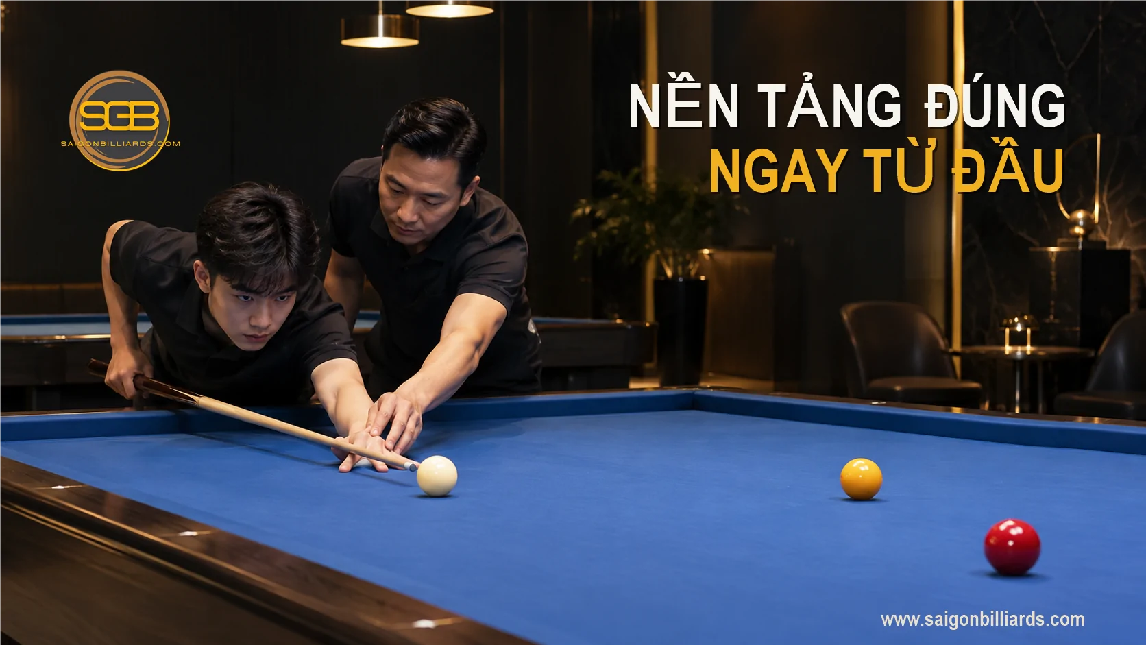 tư thế học bida libre cho người mới