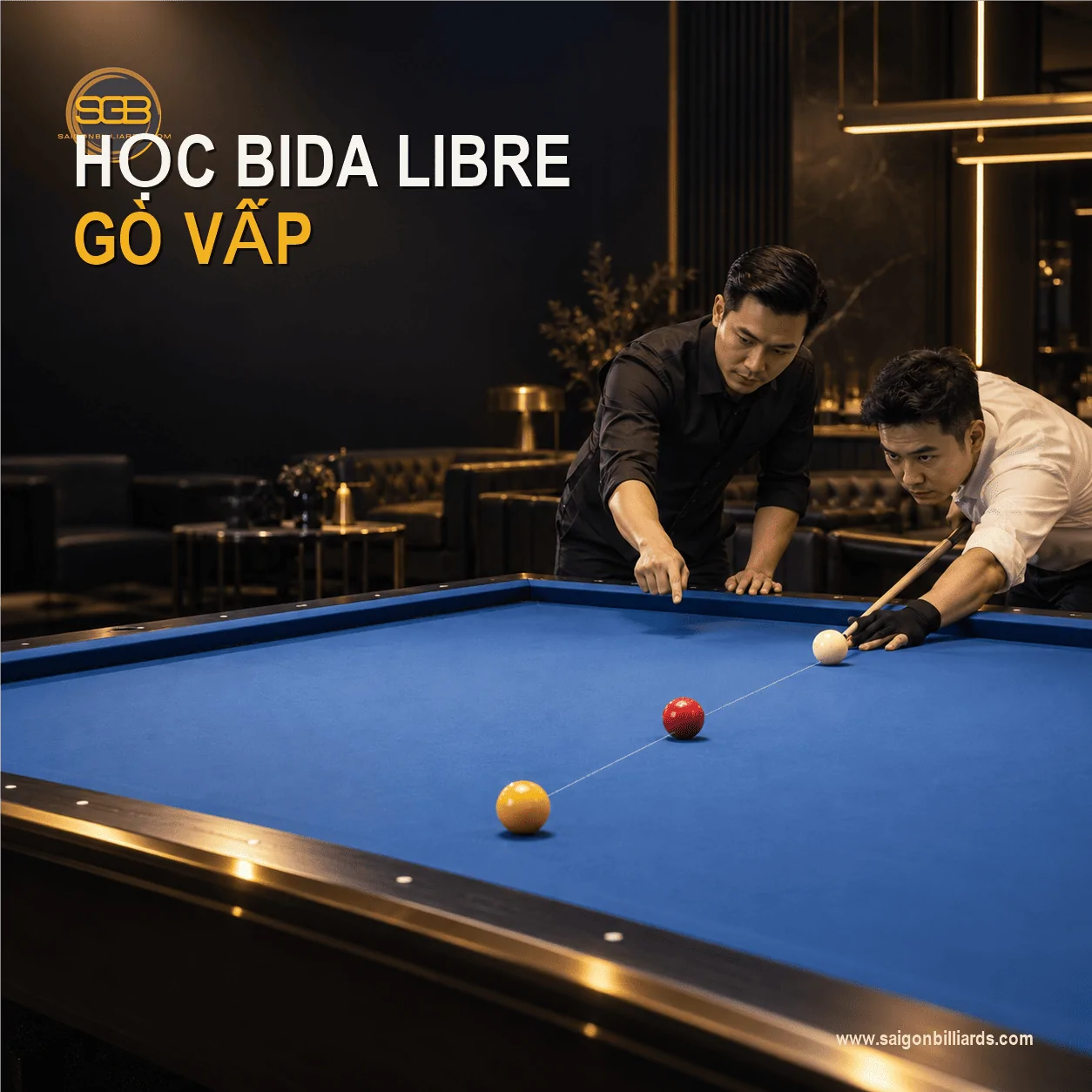 học bida libre G&ograve; Vấp tại S&agrave;i G&ograve;n Billiards