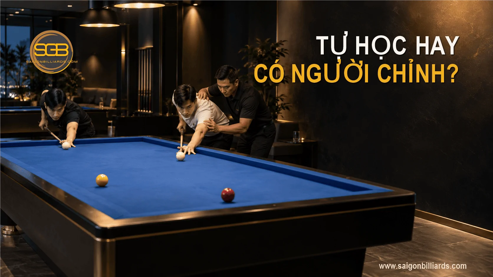 học bida libre c&oacute; huấn luyện vi&ecirc;n tại G&ograve; Vấp