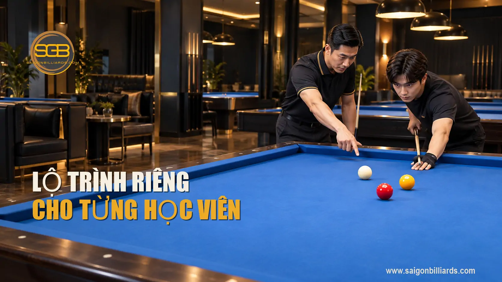 lộ tr&igrave;nh học bida libre c&aacute; nh&acirc;n h&oacute;a