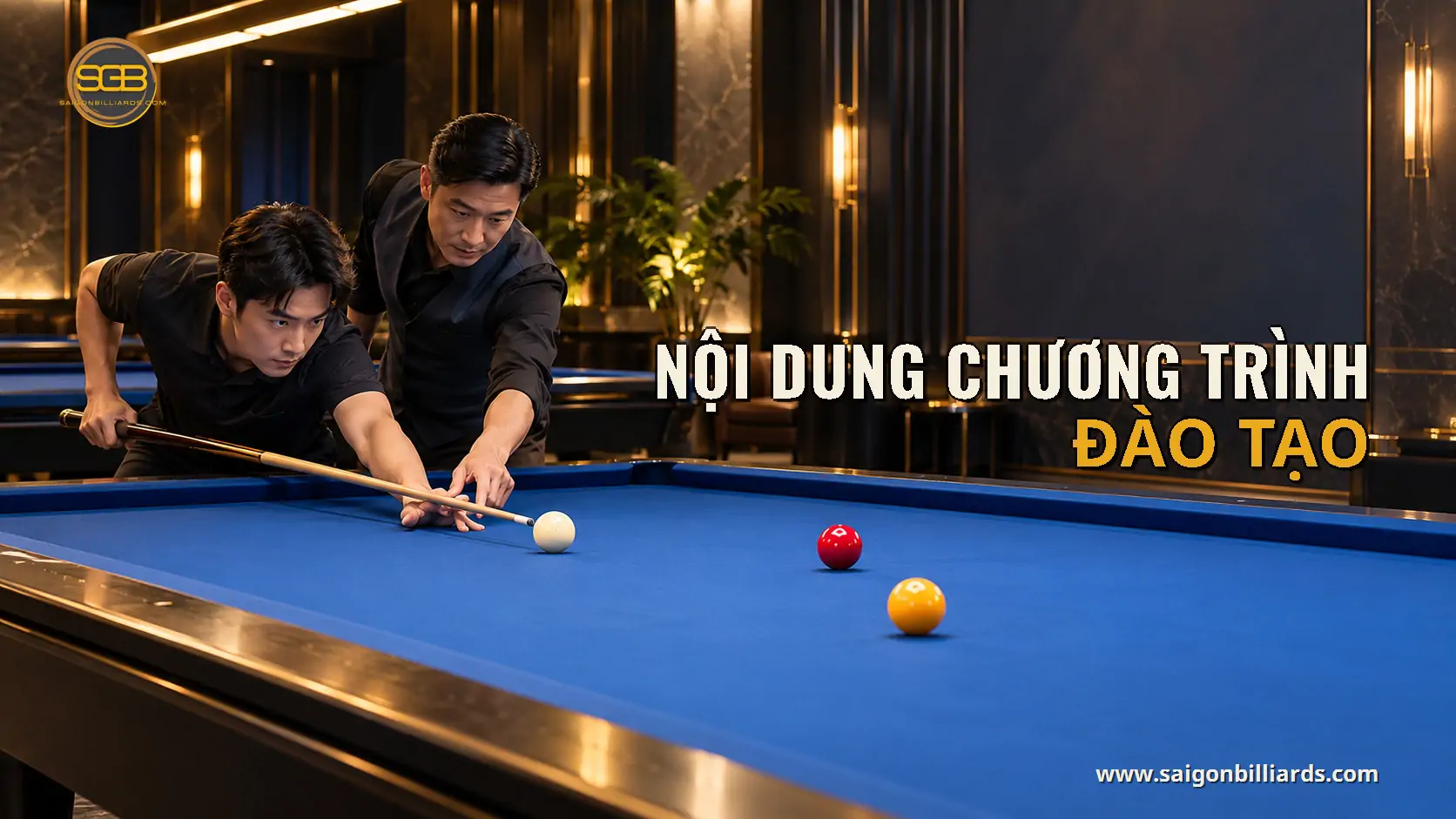 nội dung chương trình đào tạo trong bài học bida libre tân bình