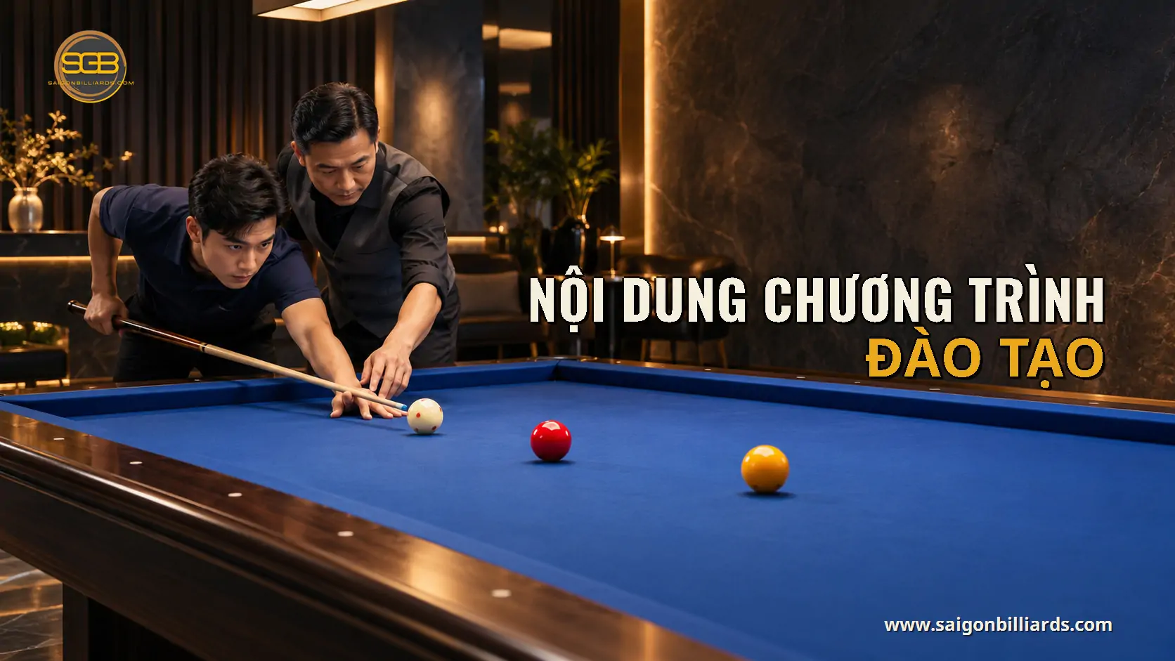 nội dung chương trình đào tạo trong bài học bida libre tân phú