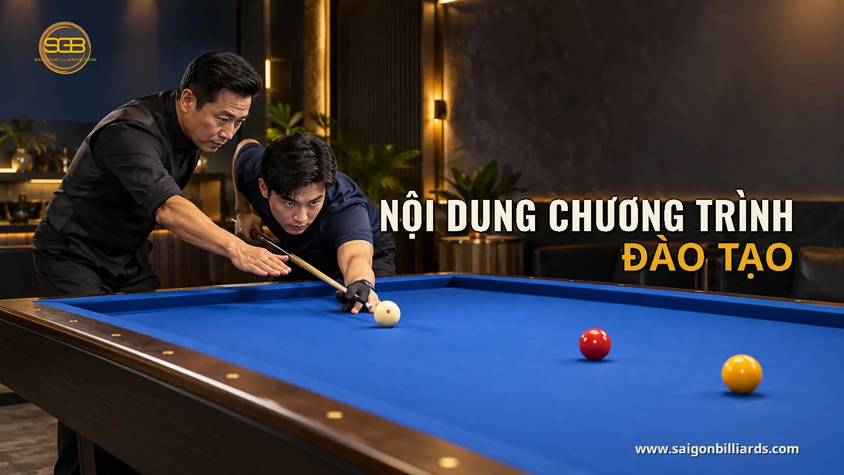 nội dung chương trình đào tạo trong bài học bida libre quận 10
