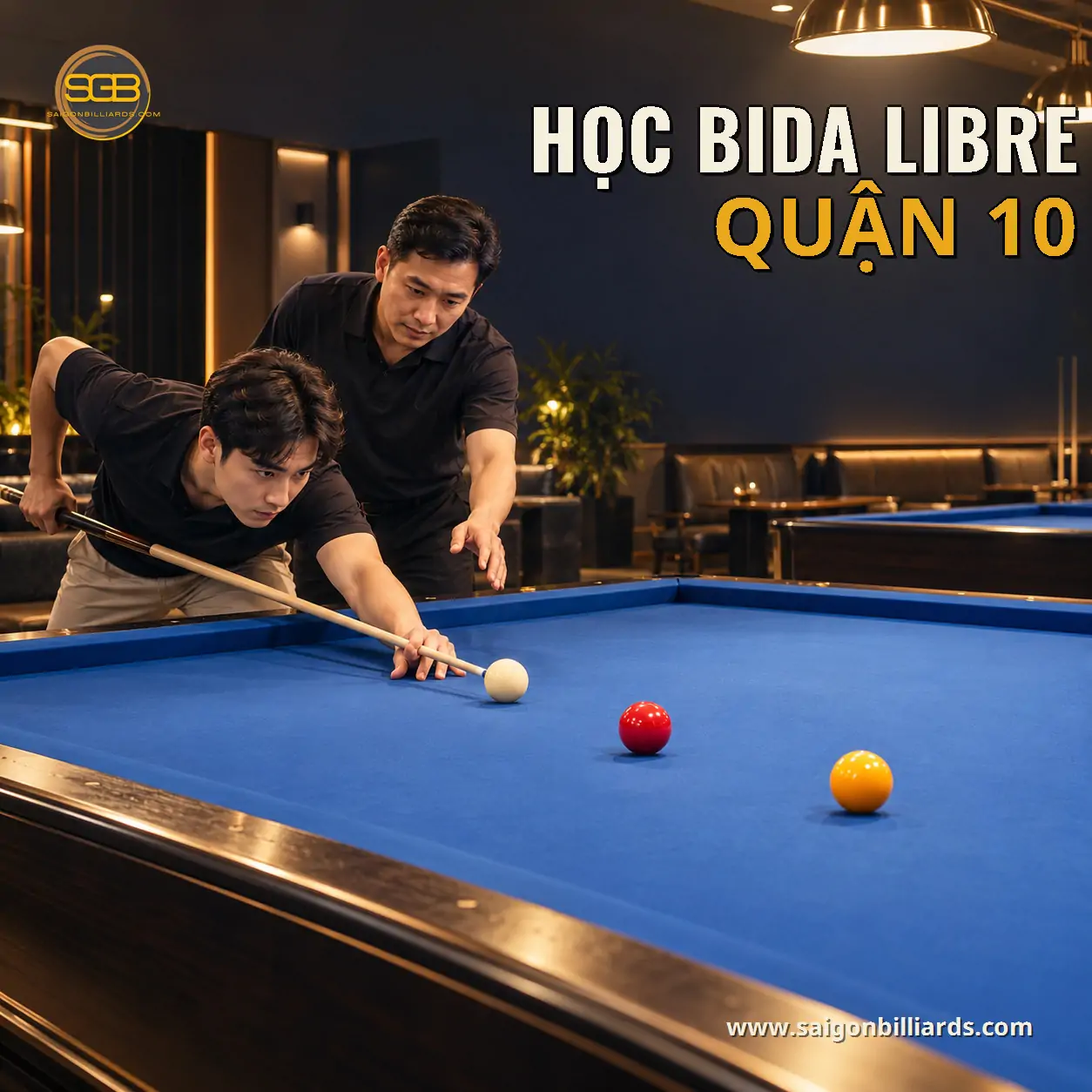 học bida libre quận 10