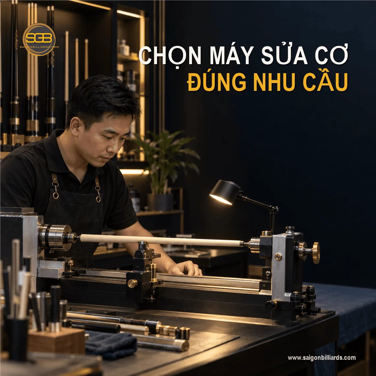 kinh nghiệm chọn m&aacute;y sửa cơ bida theo c&ocirc;ng việc cần l&agrave;m