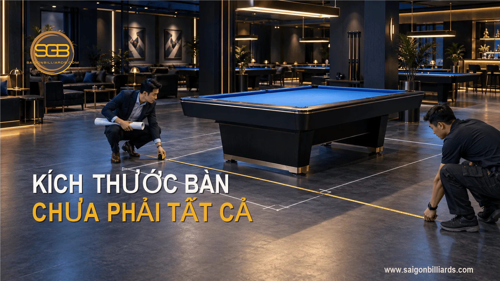 t&iacute;nh k&iacute;ch thước b&agrave;n v&agrave; khoảng đ&aacute;nh cơ khi mở qu&aacute;n bida