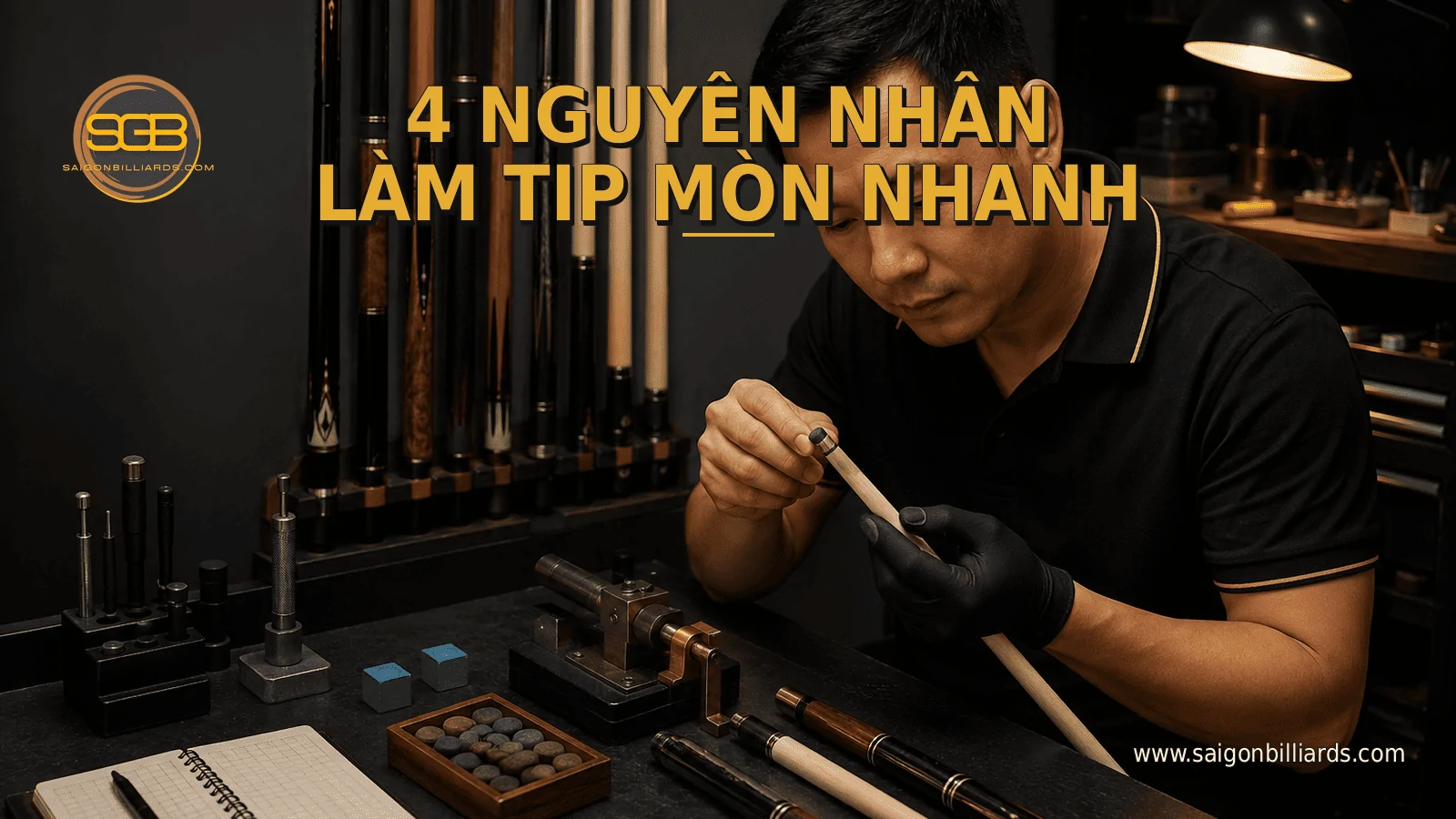 bốn nguy&ecirc;n nh&acirc;n khiến đầu cơ bida bị m&ograve;n nhanh