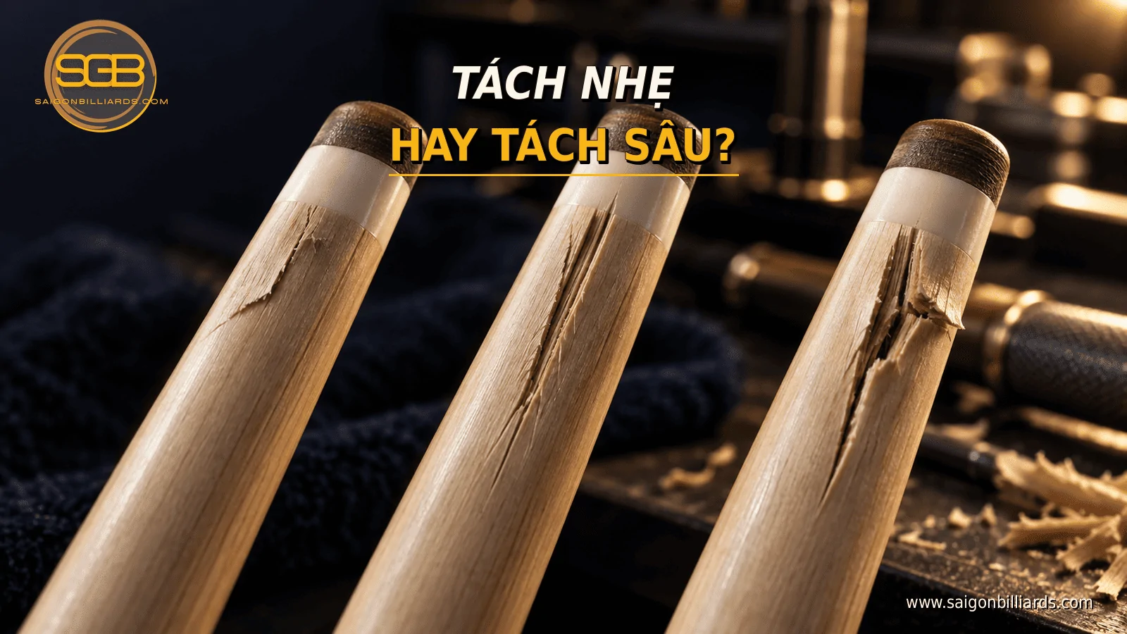 c&aacute;c mức độ t&aacute;ch gỗ tr&ecirc;n ngọn cơ từ khe bề mặt đến t&aacute;ch s&acirc;u