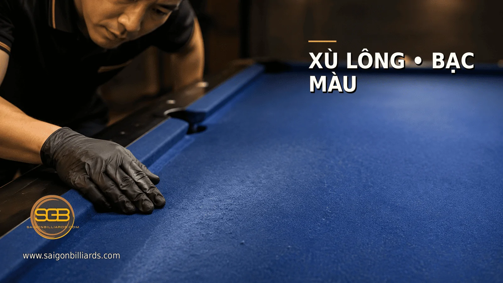 bề mặt vải bida bị x&ugrave; l&ocirc;ng v&agrave; bạc m&agrave;u