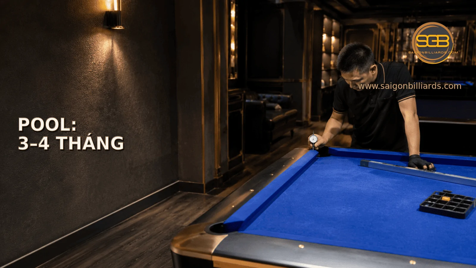 b&agrave;n Pool tại c&acirc;u lạc bộ được kiểm tra định kỳ