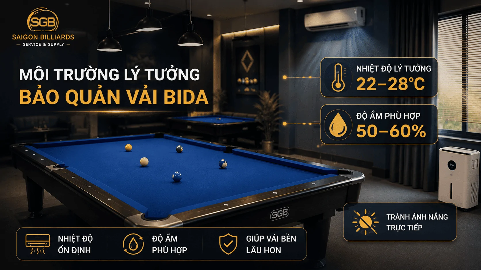 Kiểm so&aacute;t nhiệt độ v&agrave; độ ẩm để bảo quản vải bida