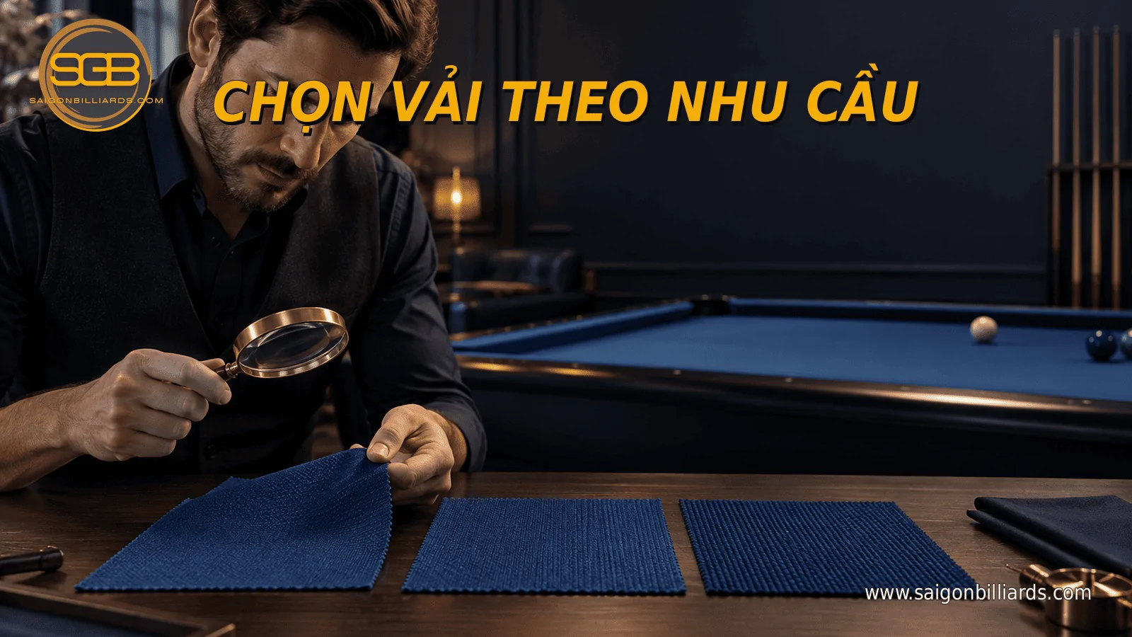 chọn vải b&agrave;n bida theo tần suất chơi v&agrave; loại b&agrave;n