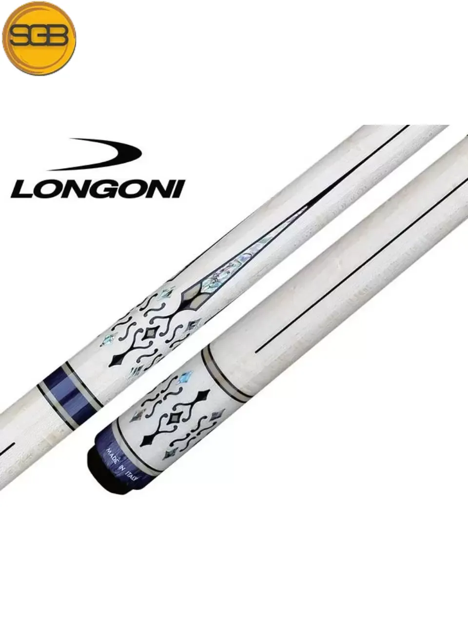 Cơ Bida 3 băng - Longoni Signature Armonia White