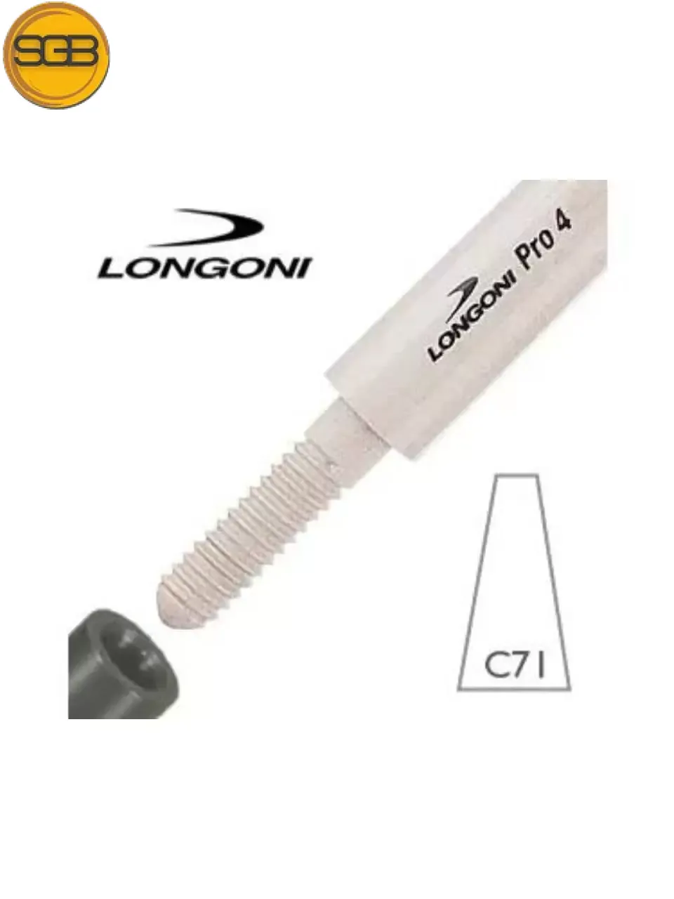 Ngọn Cơ Bida 3 Băng - Longoni Pro4 C71 - WJ