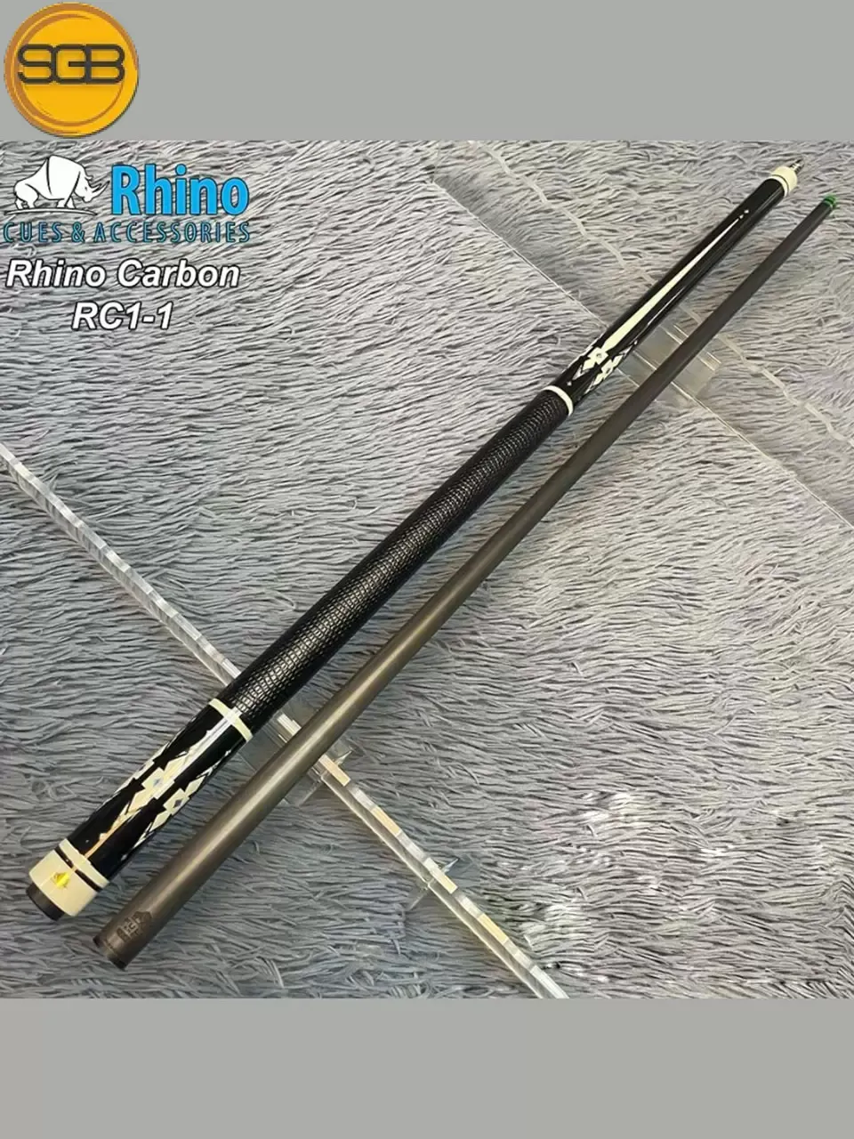 Cơ Bida Lỗ Rhino Full Carbon RC1