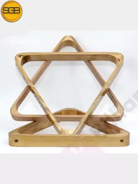Tam giác xếp bi loại Gỗ