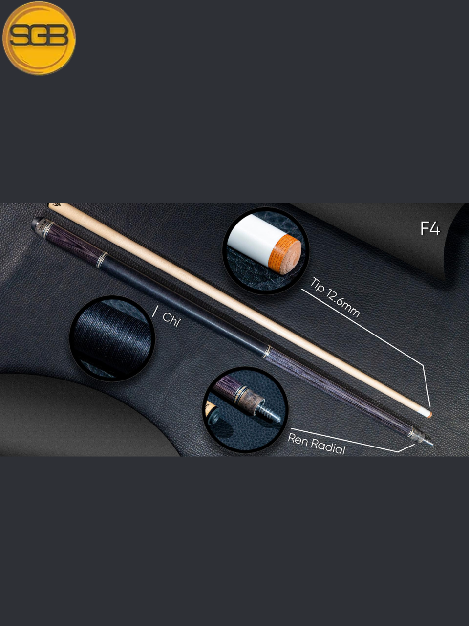 Cơ bida lỗ Peri F4