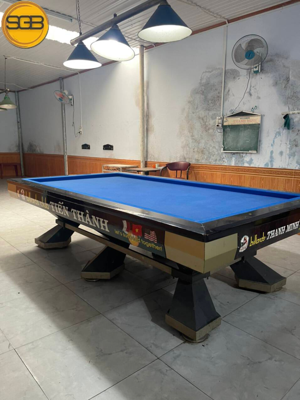 Bàn bida chân sắt - [ BÀN BIDA CŨ ĐẸP 90% ]