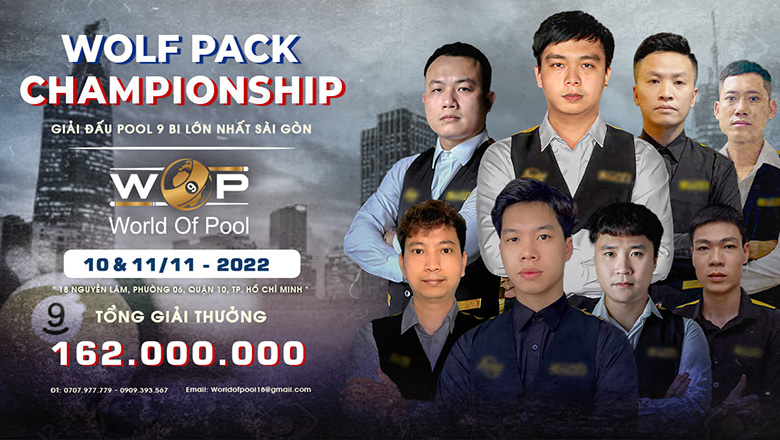 Giải Wolf Pack Championship 2022 khởi tranh ngày 10/11 với tổng giải thưởng 162 triệu đồng