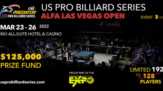 Kết quả Bida Pool 10 Bi Alfa Las Vegas Open 2023 hôm nay